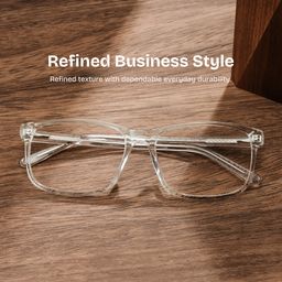 Connie Clear Rectangle Glasses0