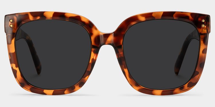 Ebony Tortoise Square Sunglasses