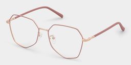 Bivins Pink Geometric Glasses4