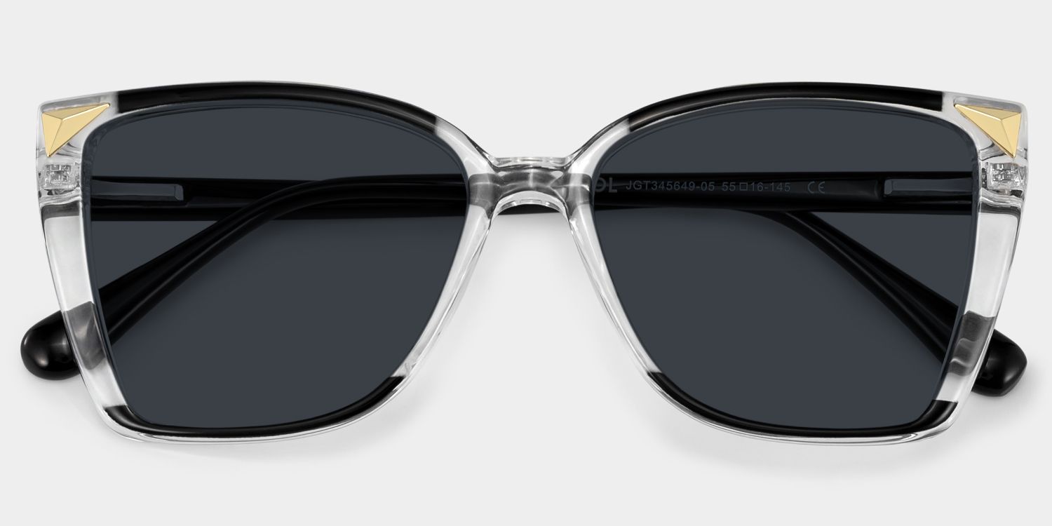 Shelia Butterfly Black Clear Sunglasses for Women & Men | ZEELOOL1