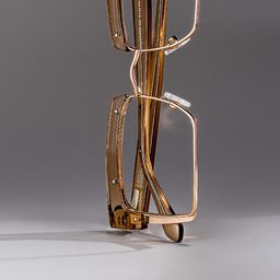 Kiana Beige Square Glasses0