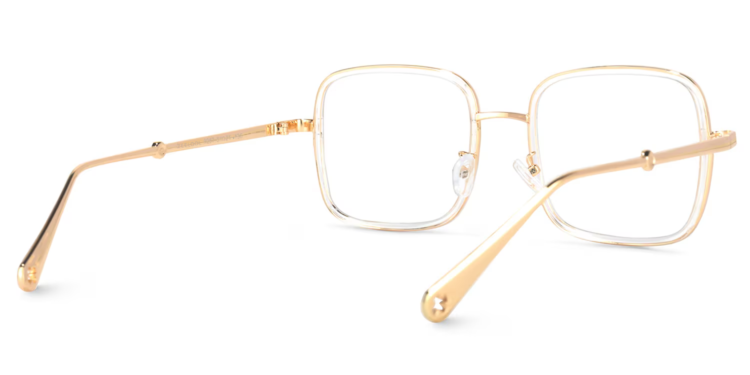 Ozzy Square Clear Glasses | Zeelool Glasses4