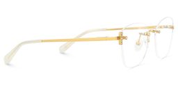 Jaxon Gold Rectangle Glasses3