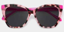 Kira Pink Tortoise Butterfly Sunglasses1