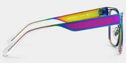 Dacarine Iridescent Square Glasses4