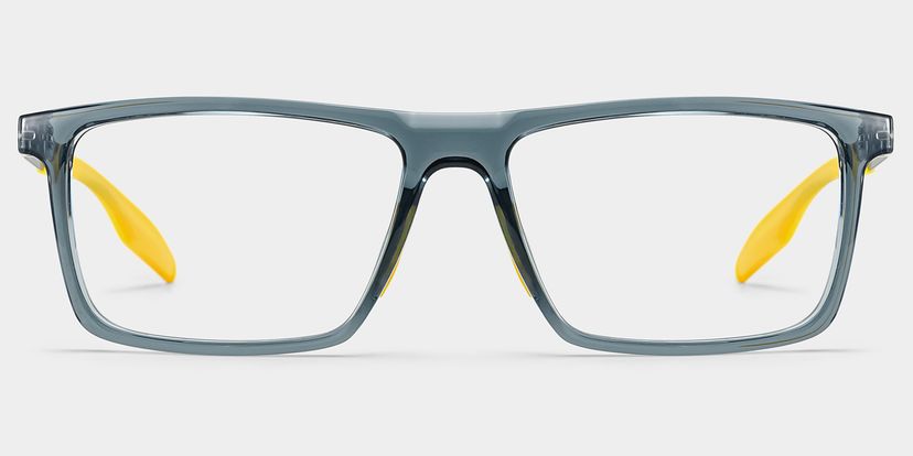 Active Blue Yellow Rectangle Glasses