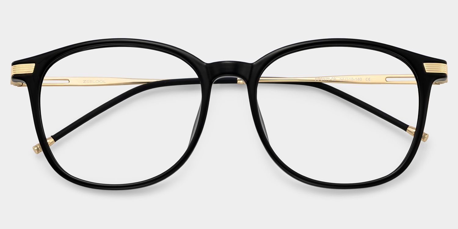 Greene Black Square Mixed Frame Glasses for Women | ZEELOOL2