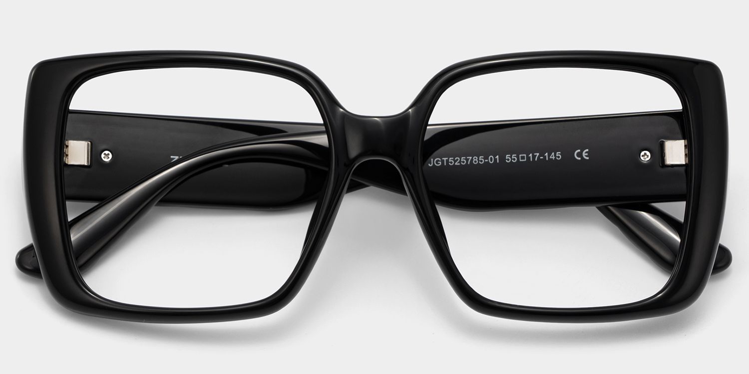 Maya Black Square Frame Glasses for Women | ZEELOOL2