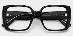 Maya Black Square Glasses2