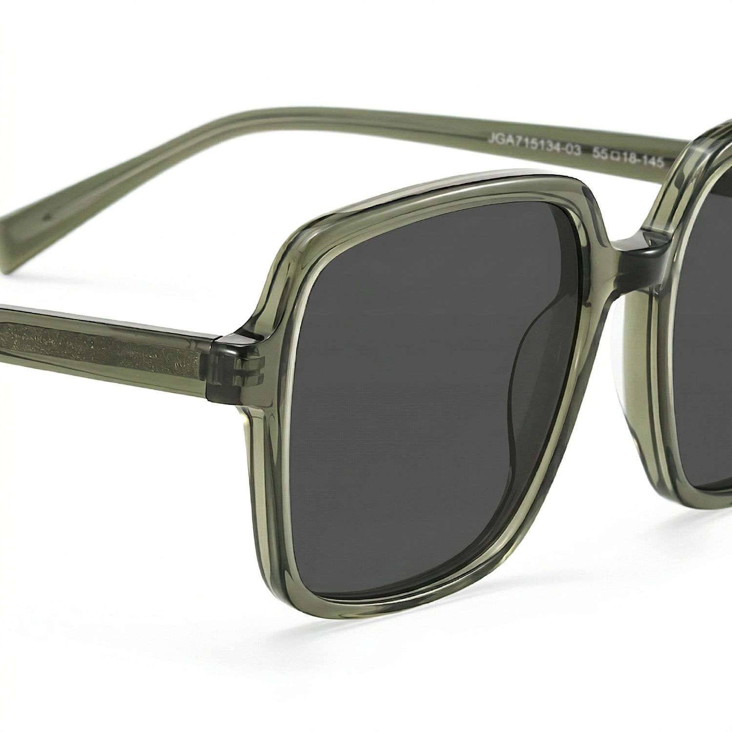 Ember Square Green Frame Sunglasses Online Sale | ZEELOOL4