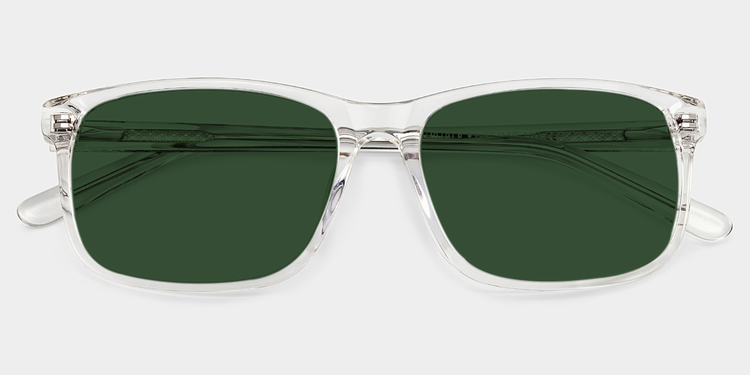 Connie Clear Rectangle Sunglasses