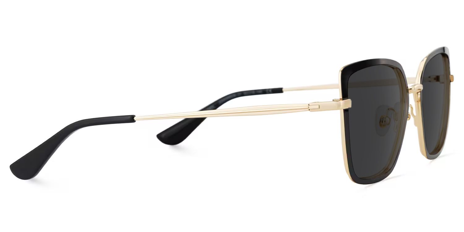 Max Square Black Sunglasses for Women & Men | ZEELOOL3