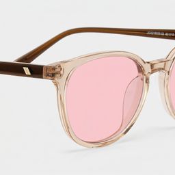 Allison Clear Brown Round Sunglasses4