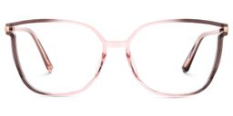 Rodz Pink-Tan Square Glasses0