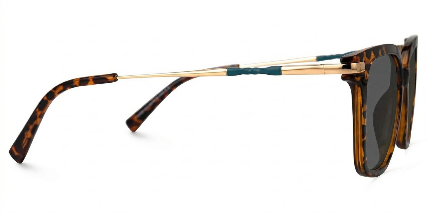Jacqui Rectangle Style Tortoise Frame Sunglasses | ZEELOOL2