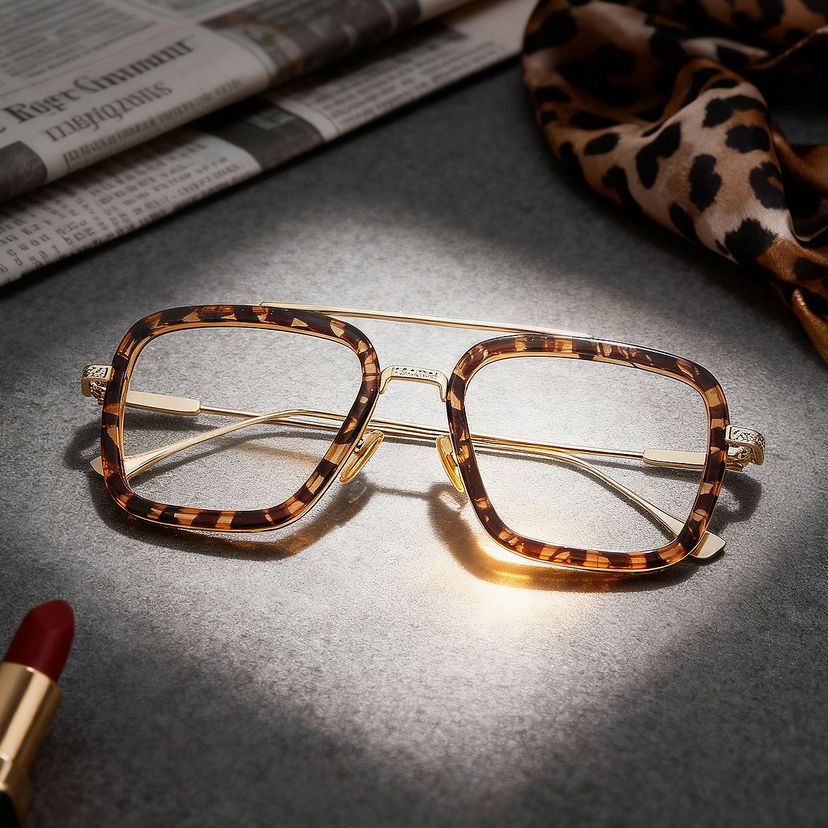 Gifford Tortoise Aviator Glasses