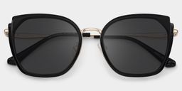 Murcia Black Square Sunglasses1