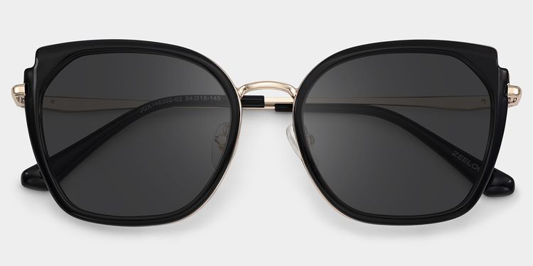 Murcia Black Square Sunglasses