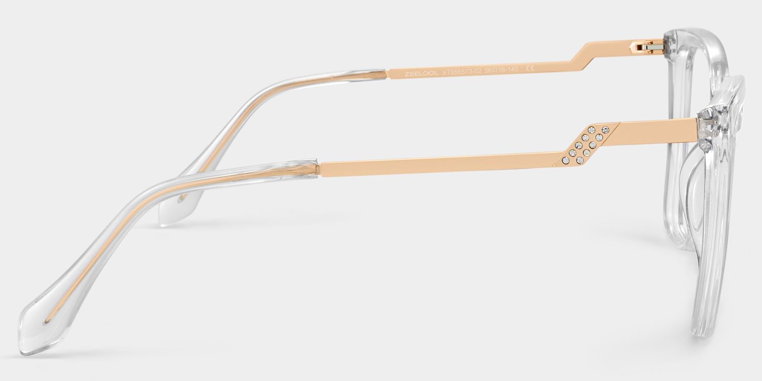Corlette Square Crysta Eyeglasses and Glasses Frame | ZEELOOL3