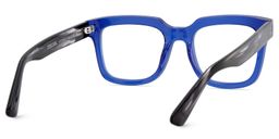 Liizbeett Blue Square Glasses6