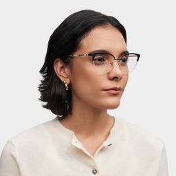 Lacey Black Browline Glasses1