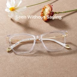 Amelia Clear Cat eye Glasses3