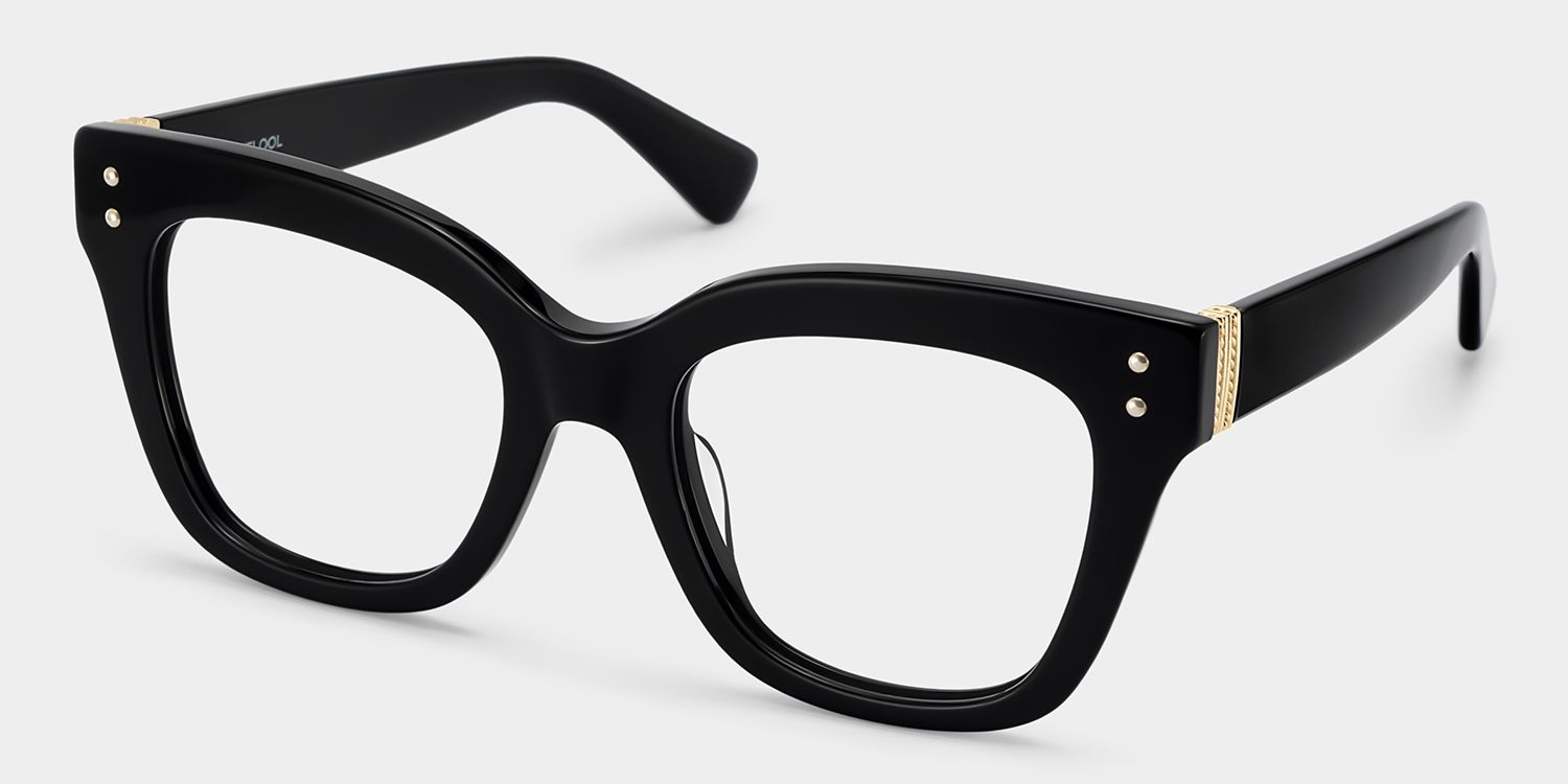Chunky Black Butterfly Stella Frame Glasses | ZEELOOL3