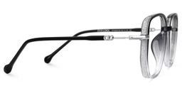 Joana Black-Clear Geometric Glasses2