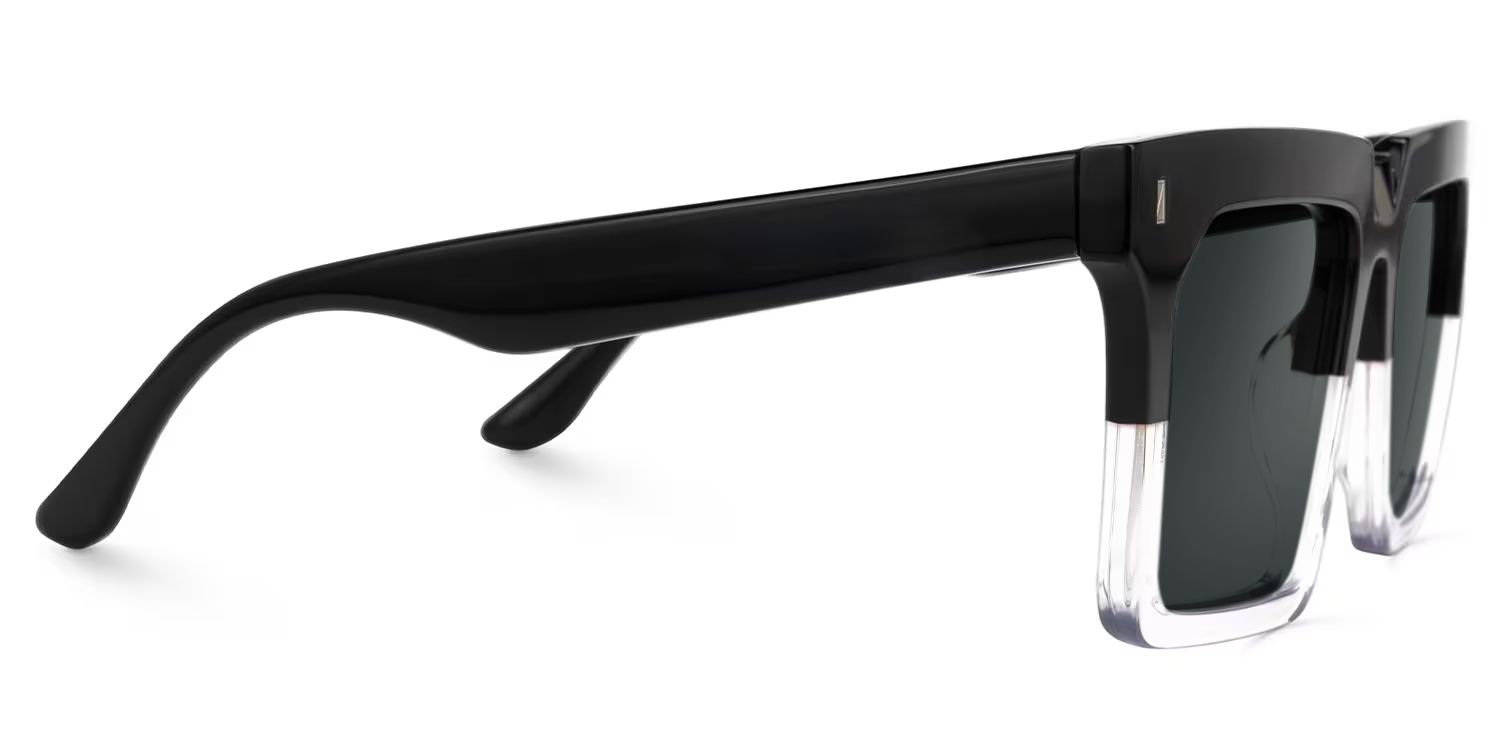 Moreland Acetate Two-Tone Frame Sunglasses | ZEELOOL4