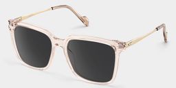 Zeyna Beige Square Sunglasses2