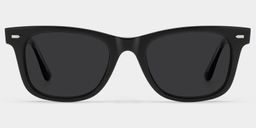 Robert Black Rectangle Sunglasses0