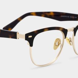 Penelope Tortoise Browline Glasses5