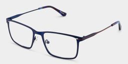 Roxana Blue Rectangle Glasses2