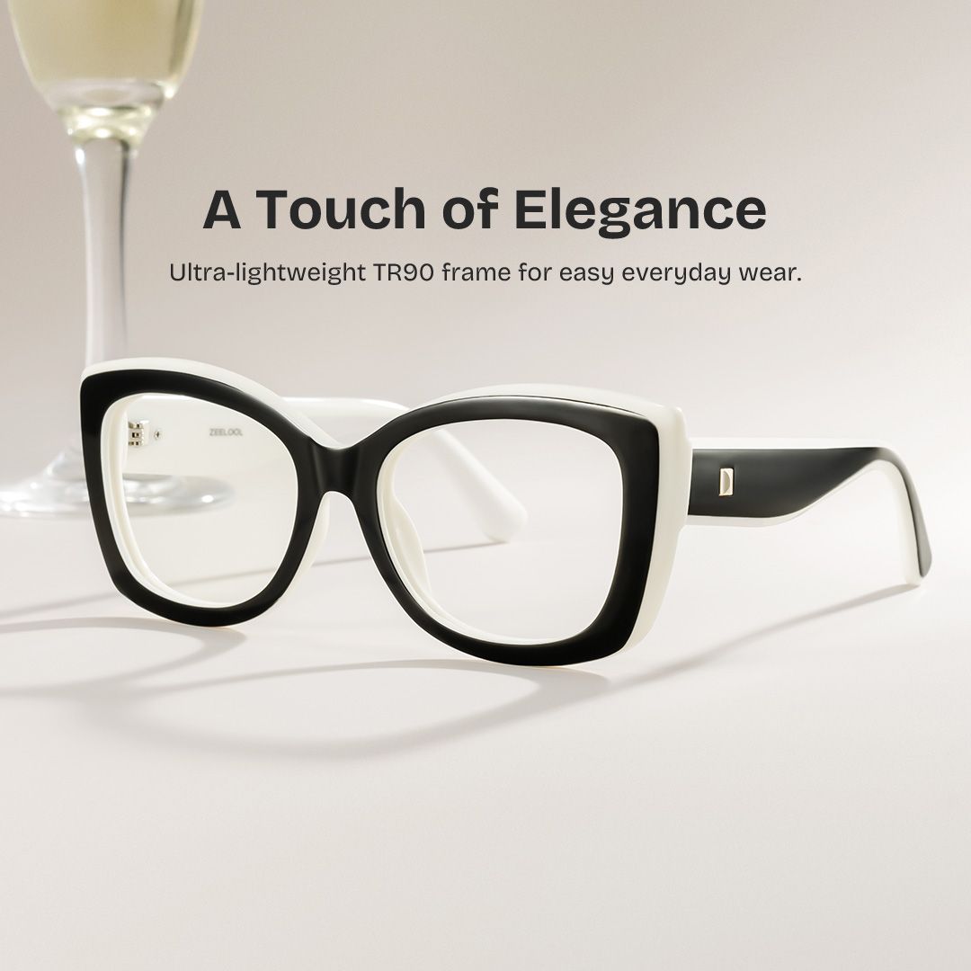 Rosie Butterfly Black and White Glasses Frame Style | ZEE...0