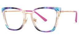 Martins Multicolor Rectangle Glasses2
