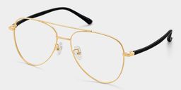 Paige Gold Aviator Glasses3