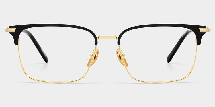Maxwell Black Browline Glasses