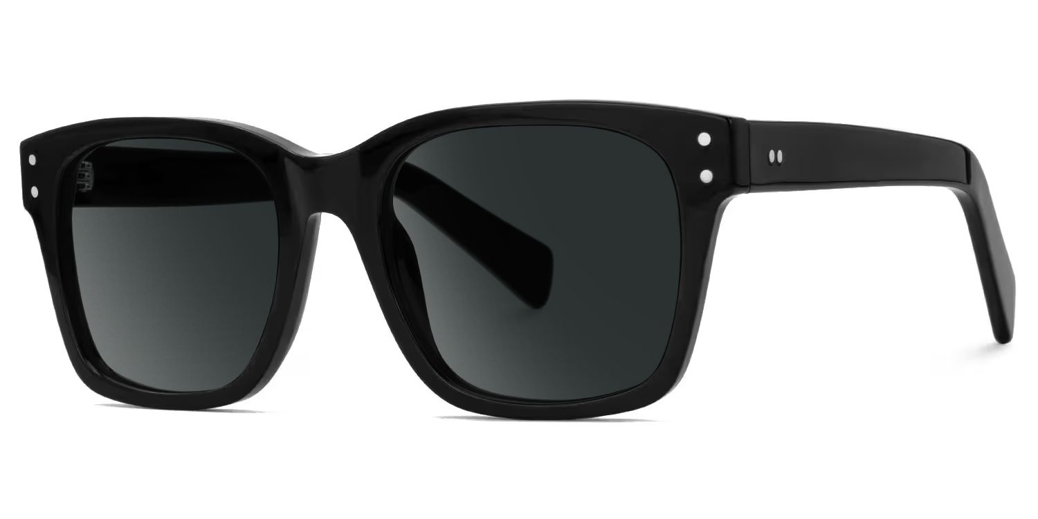 Fussell Square Black Sunglasses for Women & Men | ZEELOOL1