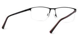 Graniela Black Rectangle Glasses4