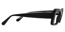 Tasew Black Rectangle Glasses2