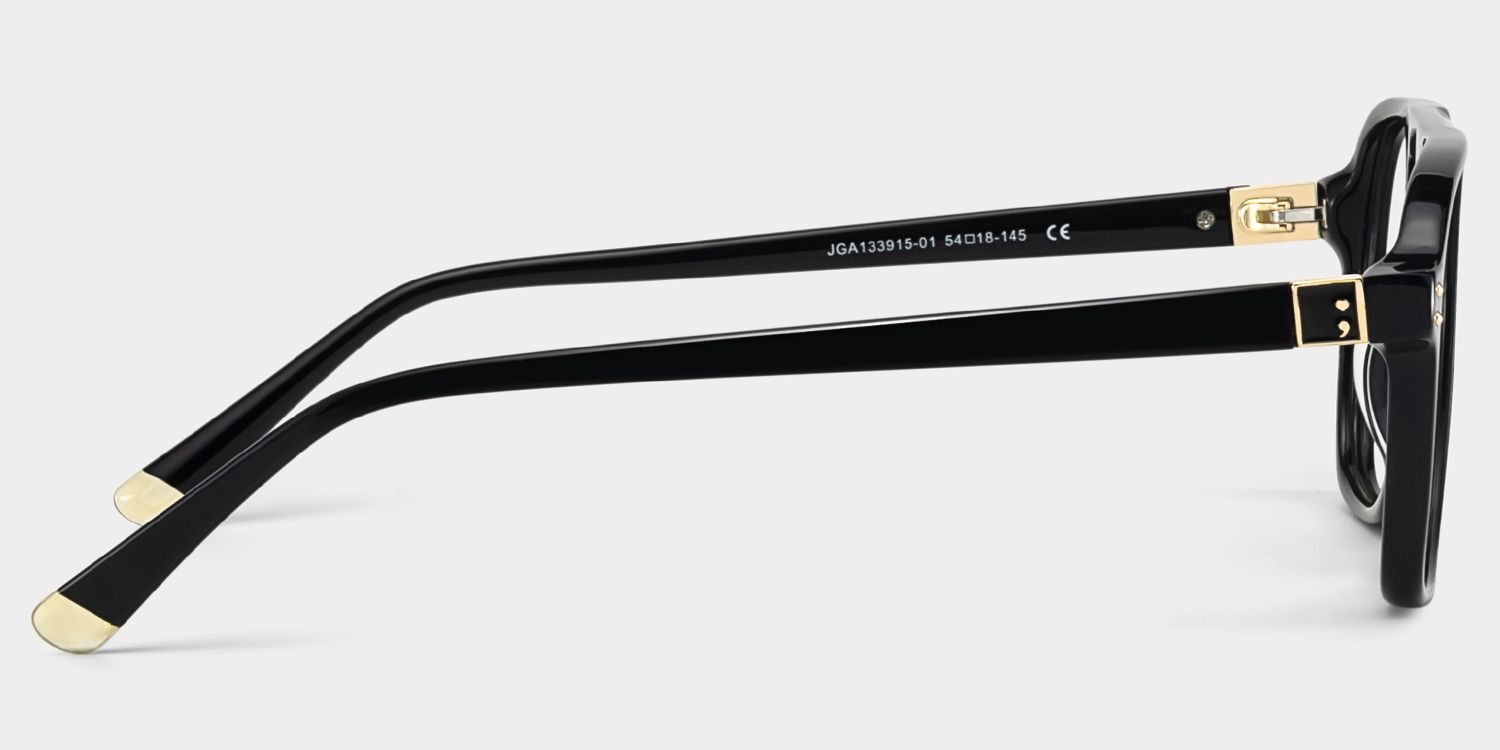 Athena Black Frame Glasses with Aviator Frame Online | ZEELOOL8