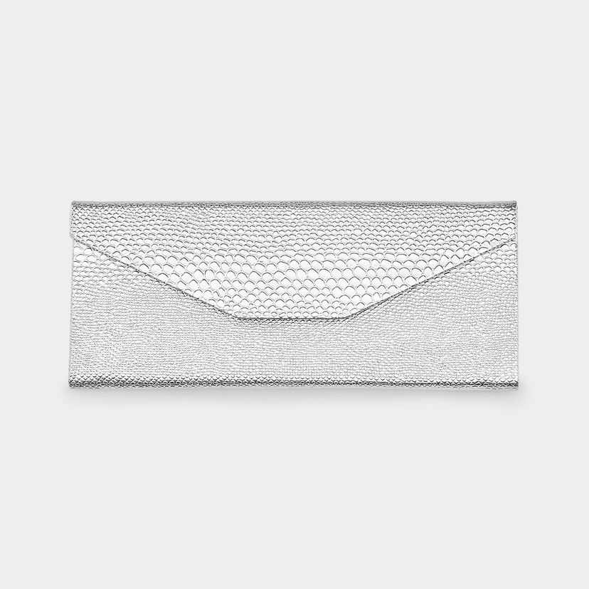 Silver Portable Glasses Storage Bag
