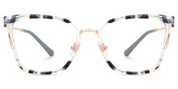 Martins Blue Rectangle Glasses0
