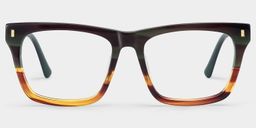 Brookins Multicolor Rectangle Glasses1