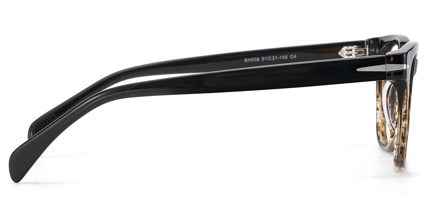 Rocco Rectangle Brown Prescription Sunglasses | ZEELOOL3