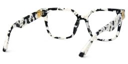 Kerri Cow Print Square Glasses6