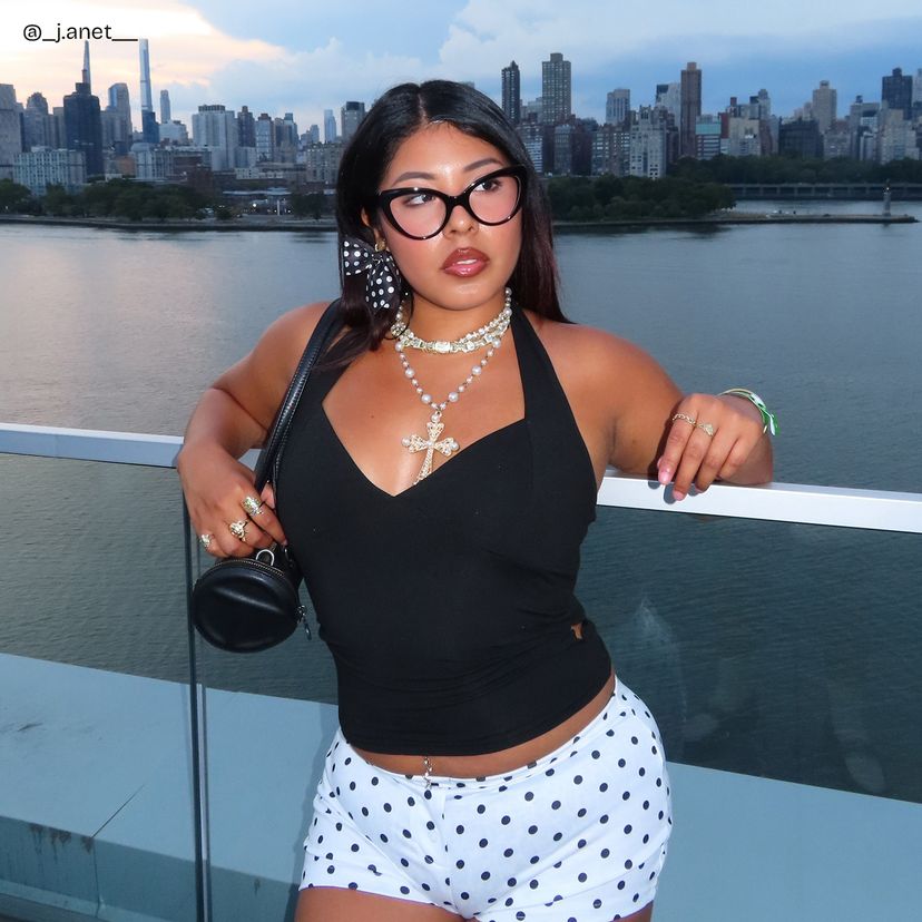 Claudette Black Cat eye Glasses