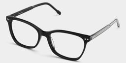 Marigold Black Rectangle Glasses2