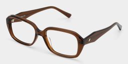 Rowan Brown Rectangle Glasses3