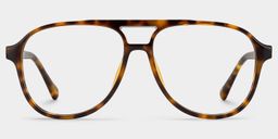 Luna Tortoise Aviator Glasses1